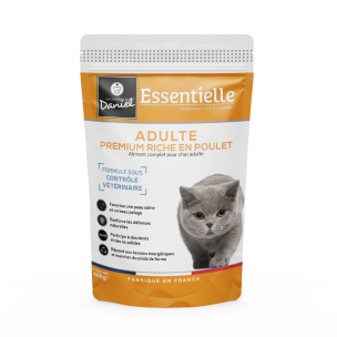 Croquettes Essentielle chat adulte poulet - 400g