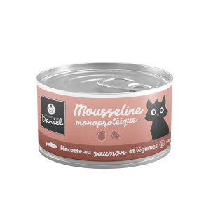 Mousseline monoprotéique au saumon et légumes - 85g